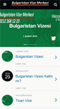 Mobile Screenshot of bulgaristanvizemerkezi.com